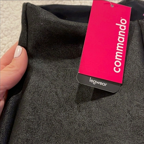 Commando high waisted black suede leggings (High-Rise) Size Small - Picture 4 of 5